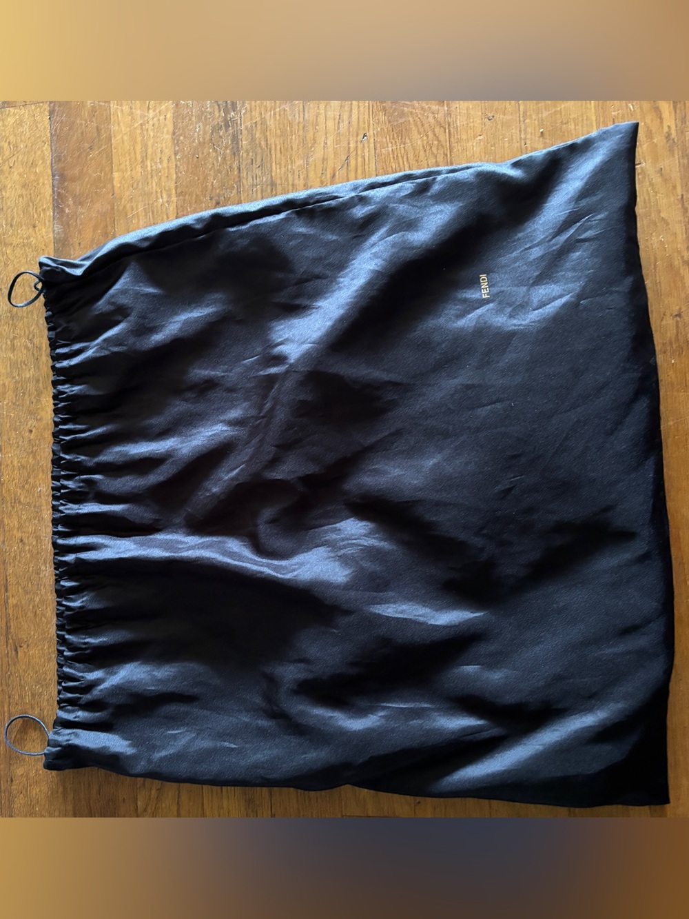 Fendi Black and Brown FF Logo Shoulder Baguette - Picture 6 of 6
